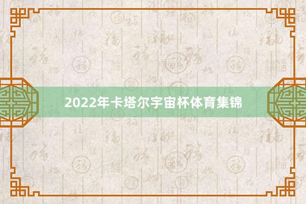 2022年卡塔尔宇宙杯体育集锦