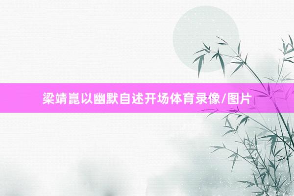 梁靖崑以幽默自述开场体育录像/图片