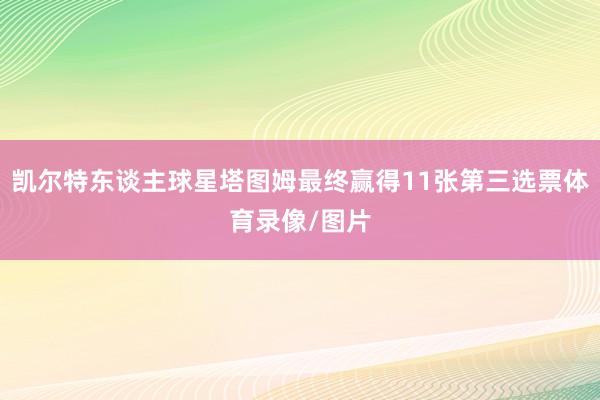 凯尔特东谈主球星塔图姆最终赢得11张第三选票体育录像/图片