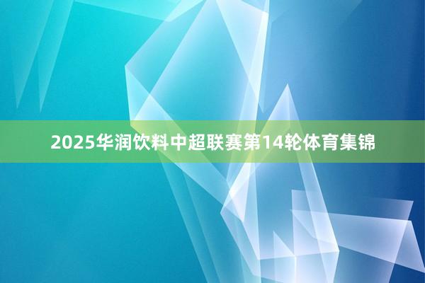 2025华润饮料中超联赛第14轮体育集锦