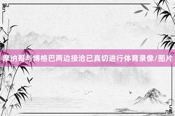 摩纳哥与博格巴两边接洽已真切进行体育录像/图片