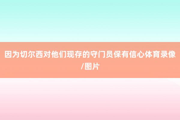 因为切尔西对他们现存的守门员保有信心体育录像/图片