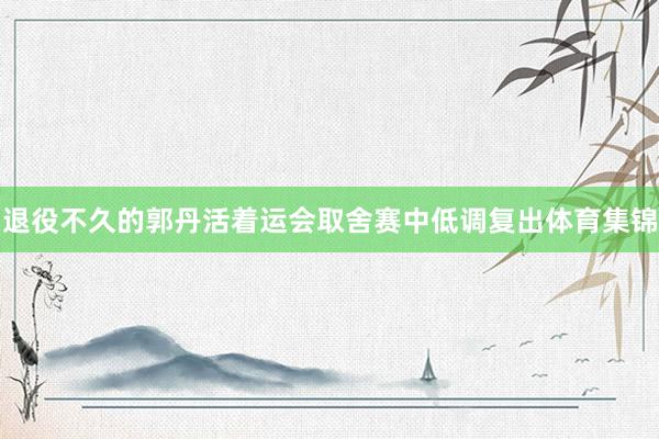 退役不久的郭丹活着运会取舍赛中低调复出体育集锦