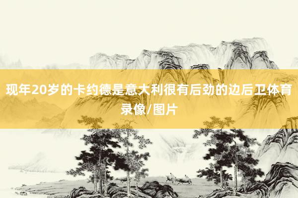 现年20岁的卡约德是意大利很有后劲的边后卫体育录像/图片