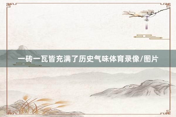 一砖一瓦皆充满了历史气味体育录像/图片