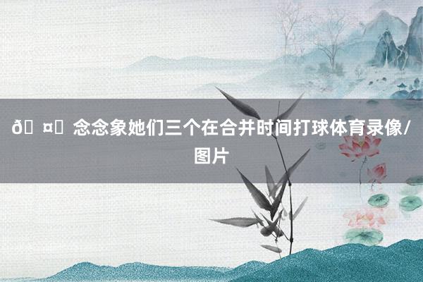 🤔念念象她们三个在合并时间打球体育录像/图片